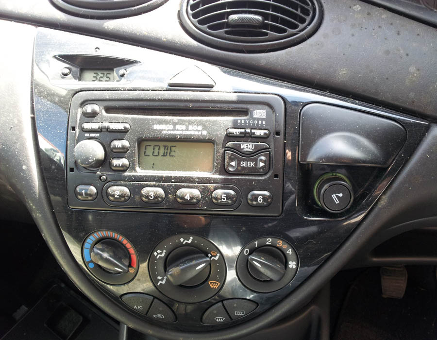 Ford Focus Ghia heater-control-panel